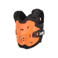 Pettorina Mtb Reactor chest protector da bambino nera e verde fluo