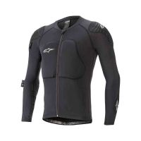 PETTORINA CON PARASCHIENA ALPINESTARS PARAGON LITE A MANICHE LUNGHE S BLACK