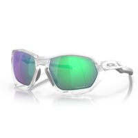 OCCHIALI OAKLEY PLAZMA MATTE CLEAR LENTE PRIZM ROAD JADE OO9019-1659