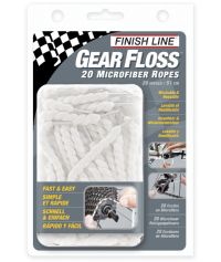 FINISH LINE GEAR FLOSS MICROFIBER 20-PACK KIT