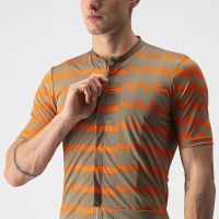 MAGLIA CASTELLI UNLIMITED STERRATO M OLIVE/ORANGE 4522007-353-M