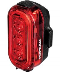 TOPEAK RED LED REAR LIGHT TAILLUX 100 USB 9 LED