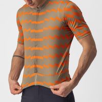 MAGLIA CASTELLI UNLIMITED STERRATO M OLIVE/ORANGE 4522007-353-M