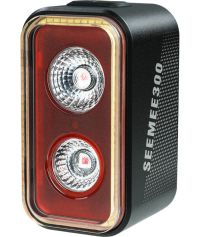 SEEMEE 300 RED LED REAR LIGHT WITH BATTERY