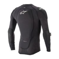 PETTORINA CON PARASCHIENA ALPINESTARS PARAGON LITE A MANICHE LUNGHE S BLACK