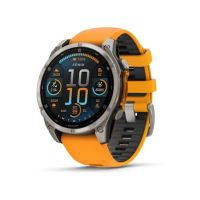 GARMIN FENIX 47 MM AMOLED SAPPHIRE WATCH WITH TITANIUM STRAP