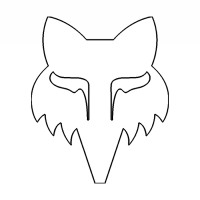 ADESIVO FOX HEAD 2.5" - DIE CUT 