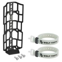 WOLF TOOTH MORSE CARGO CAGE WITH STRAP - BLACK