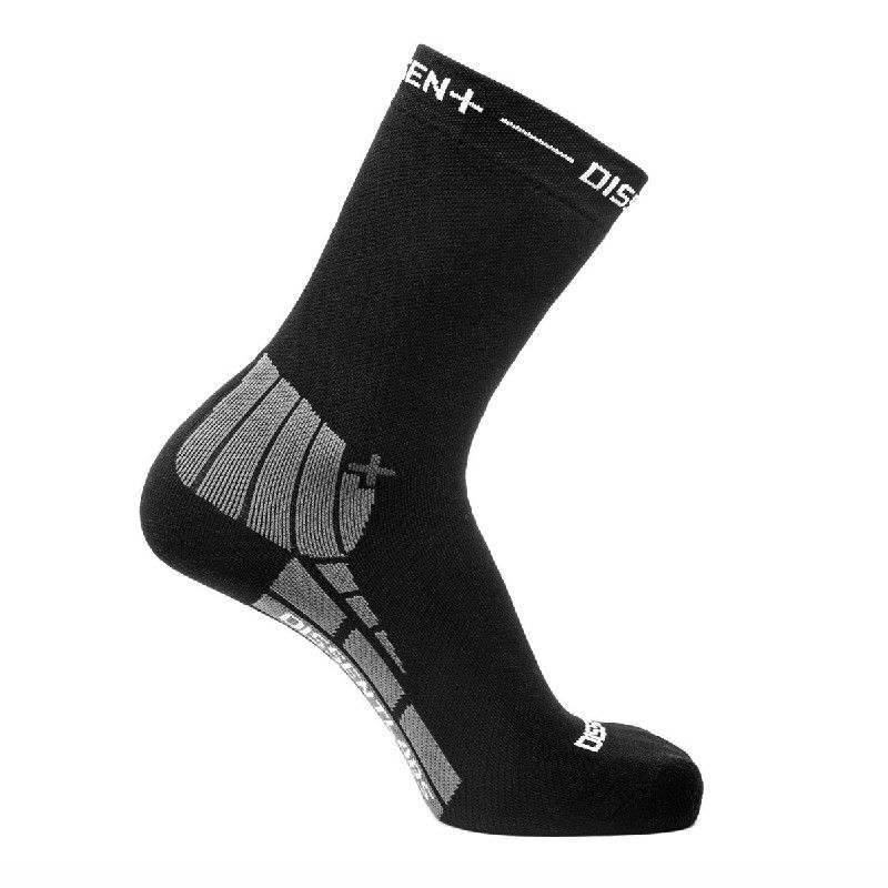 CALZE DISSENT LABS GENUFLEX COMPRESSION - CREW PROTECT 8IN S BLACK