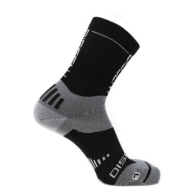 CALZE DISSENT LABS SUPERCREW COMPRESSION NANO 6IN L BLACK