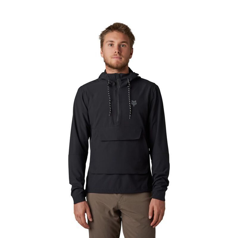 GIACCA FOX RANGER WIND PULLOVER M BLACK 31038-001-M