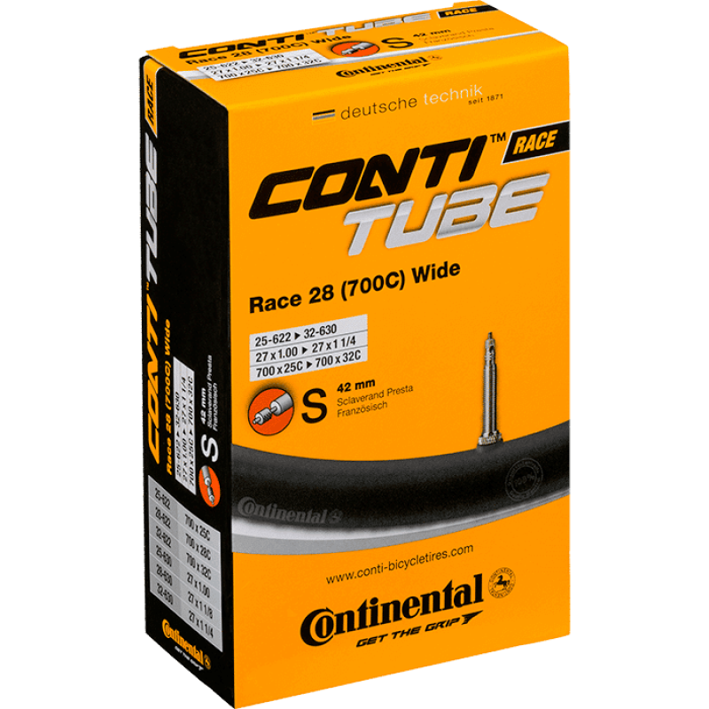 CAMERA D'ARIA CONTINENTAL RACE TUBE 700X25 /32 VALVOLA PRESTA 42MM