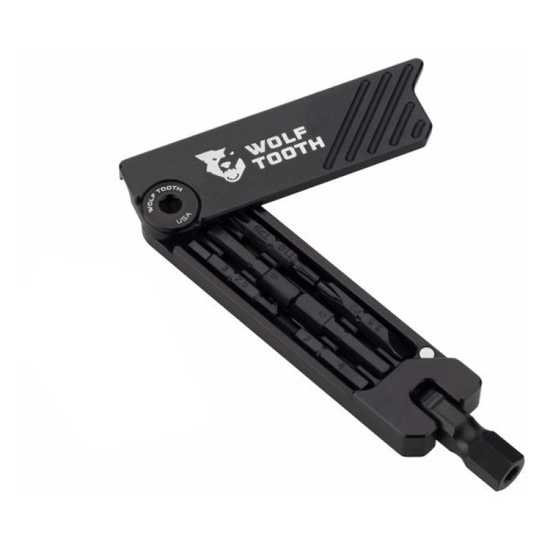 MULTI TOOL WOLF TOOTH 6-BIT 11 IN 1 - BLACK