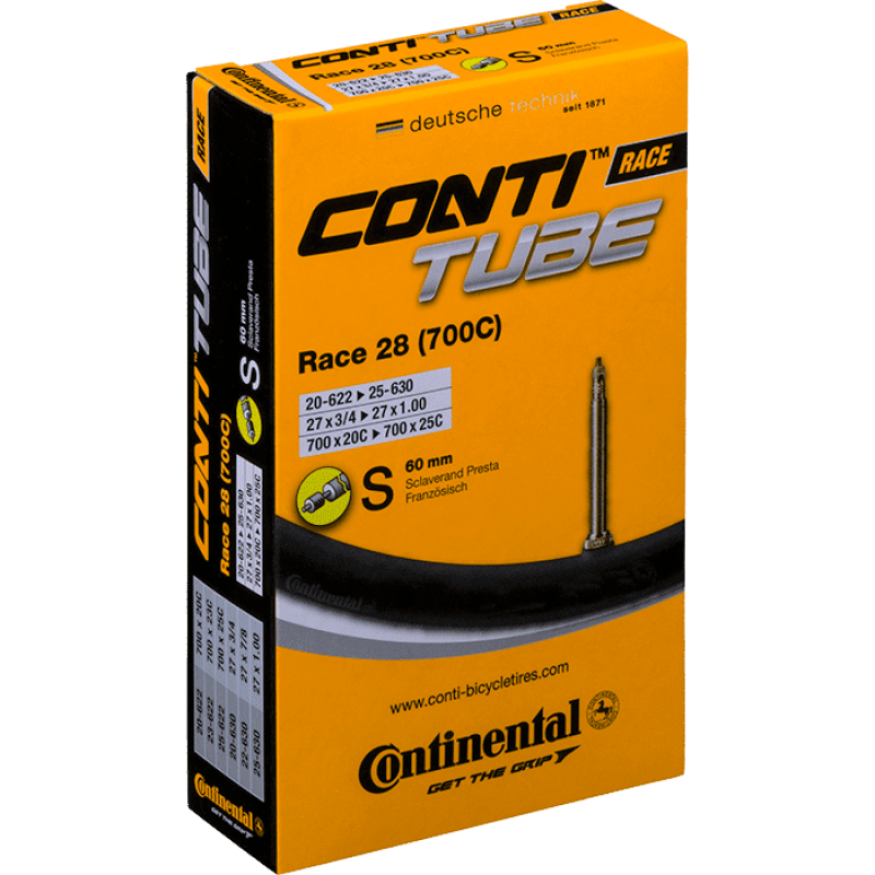 CAMERA D'ARIA CONTINENTAL RACE TUBE 28 700X20 PRESTA 60MM